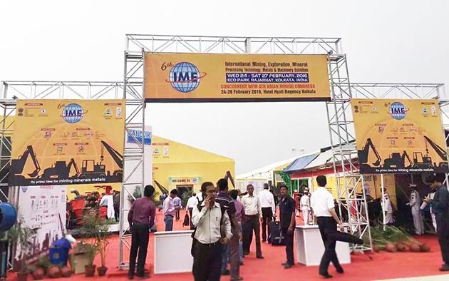 SLon 参展第六届印度国际矿业机械设备展览会IME 2016